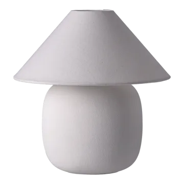 Candeeiro de mesa Boulder 29 cm white-white - Scandi Living