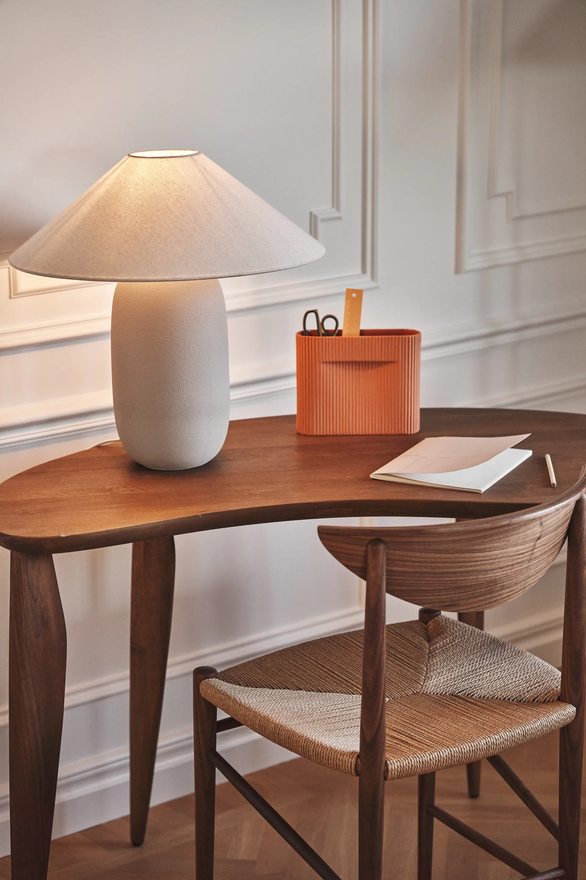 Candeeiro de mesa Boulder 48 cm grey-nature Scandi Living