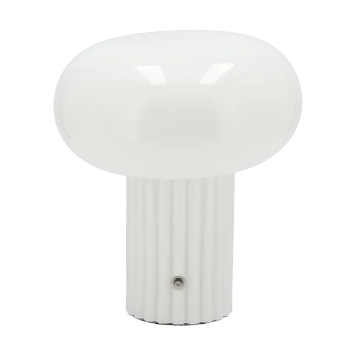 Candeeiro de mesa Haven portátil  22 cm - Branco - Scandi Living