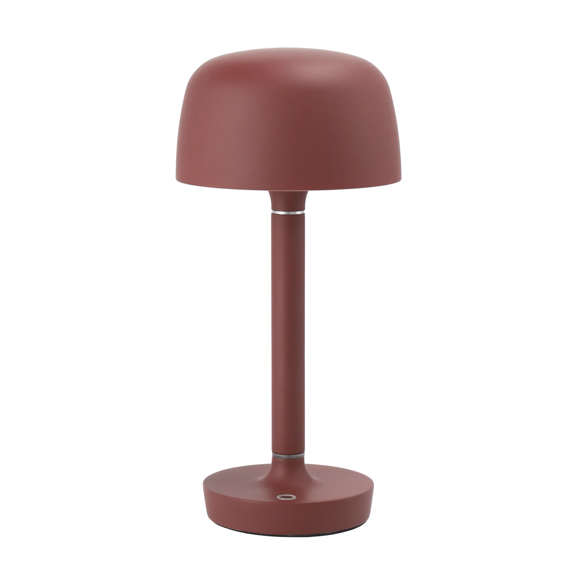 Candeeiro de mesa portátil Halo 25,5 cm, Burgundy Scandi Living