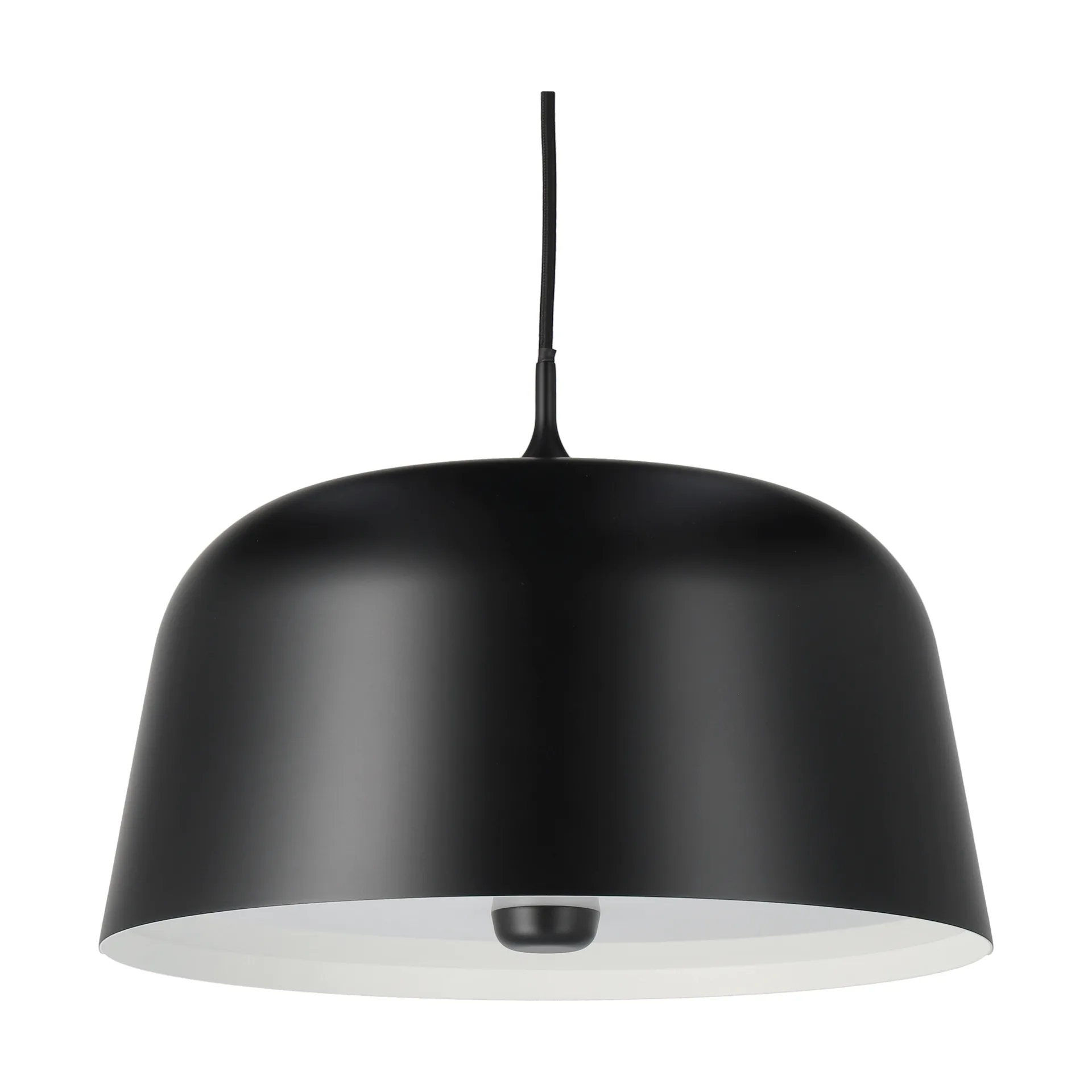 Candeeiro de teto Halo Ø38 cm, Black Scandi Living