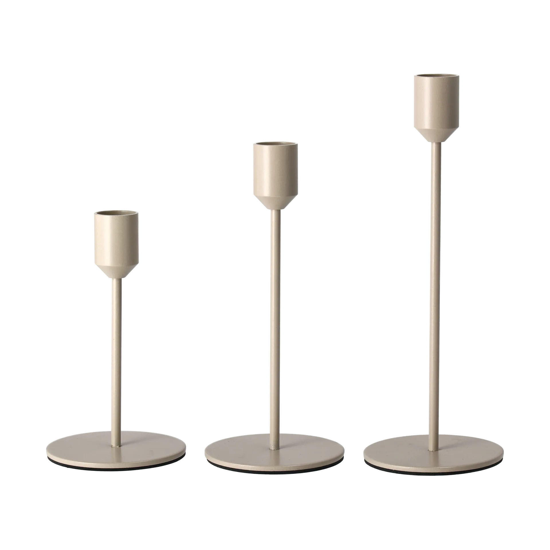 Candelabro Glare 14 cm, Greige Scandi Living