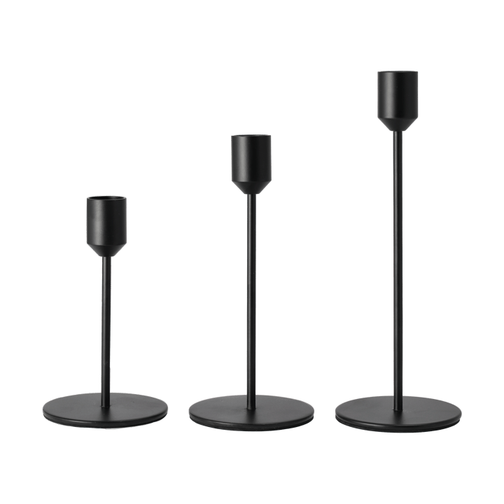 Candelabro Glare 14 cm - Preto  - Scandi Living