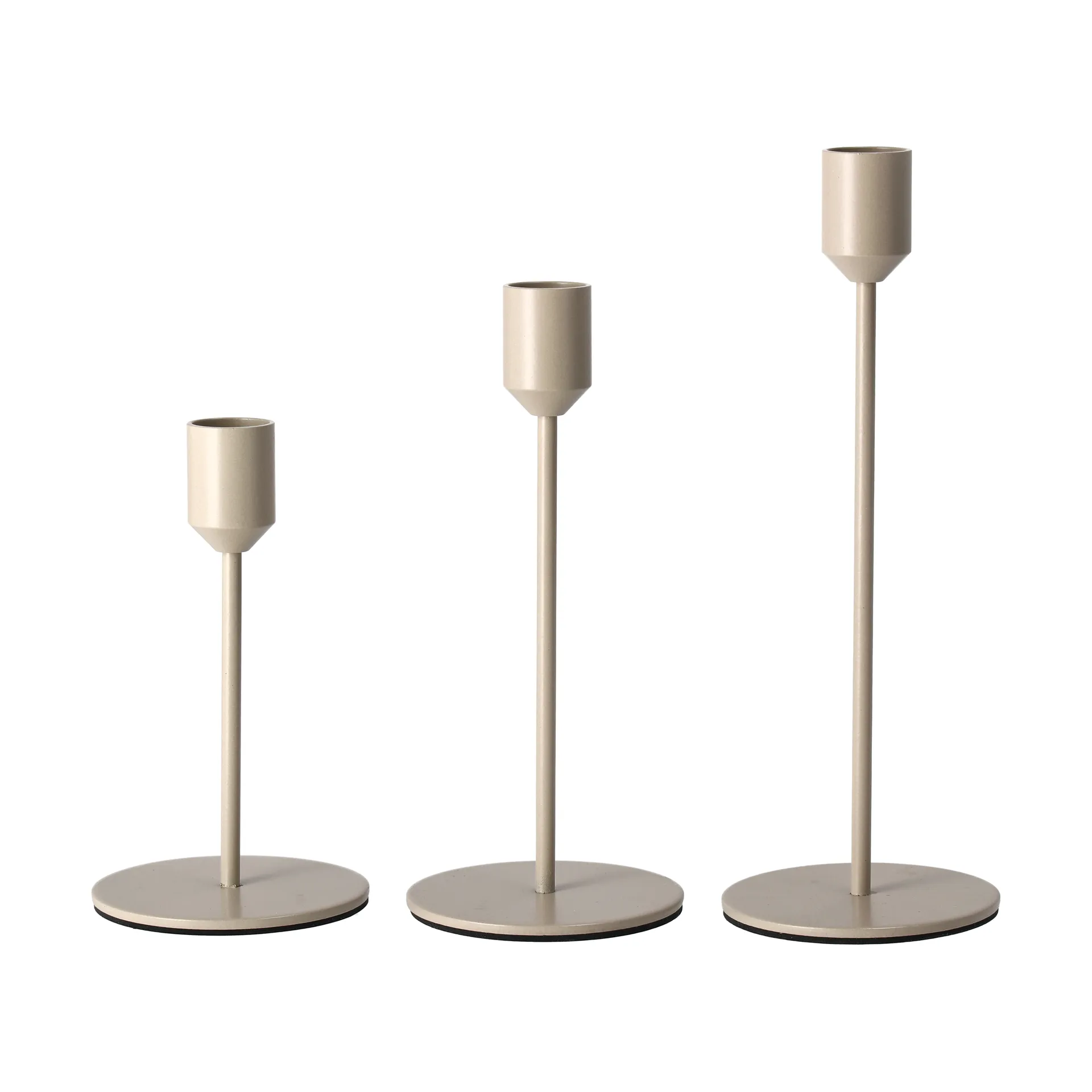 Candelabro Glare 18 cm, Greige Scandi Living