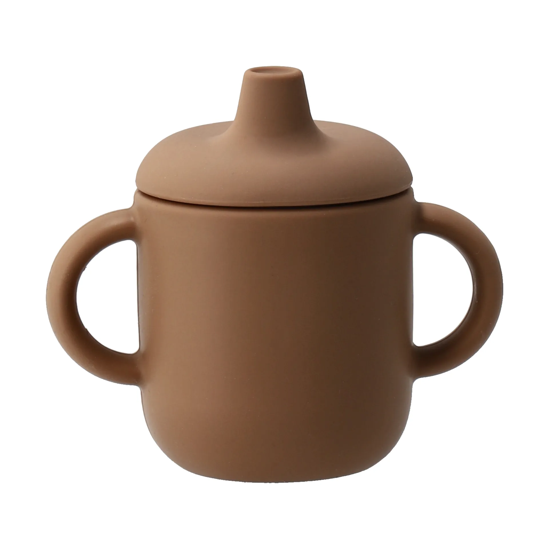 Caneca com bico de silicone Elvie 180 ml, Avelã Scandi Living