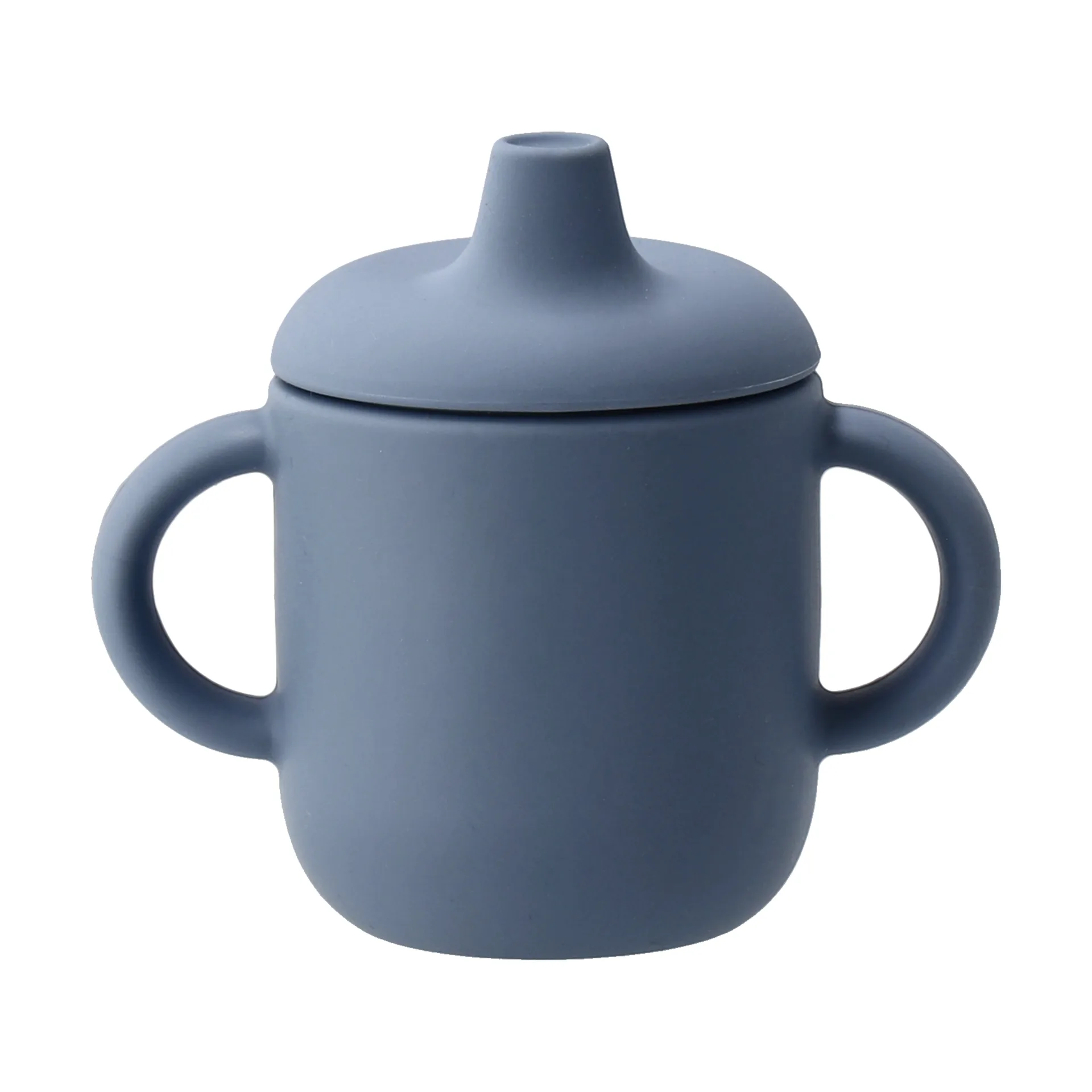 Caneca com bico de silicone Elvie 180 ml, Azul Scandi Living