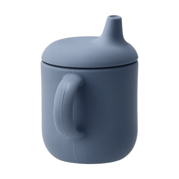 Caneca com bico de silicone Elvie 180 ml - Azul - Scandi Living