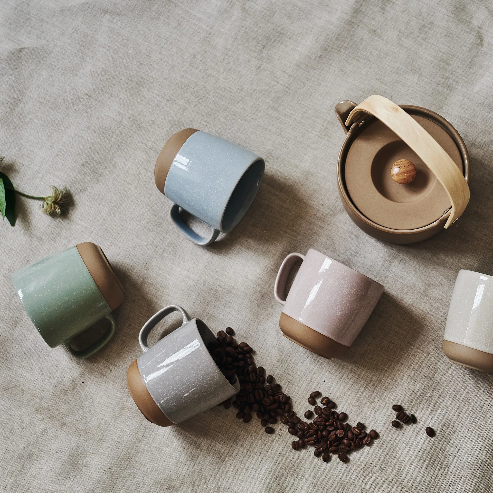 Caneca Fossil 35 cl, bege Scandi Living