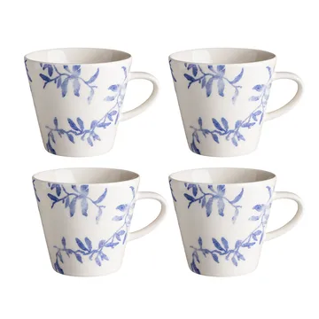 Caneca Havspil 30 cl 4 un. - blue-white - Scandi Living