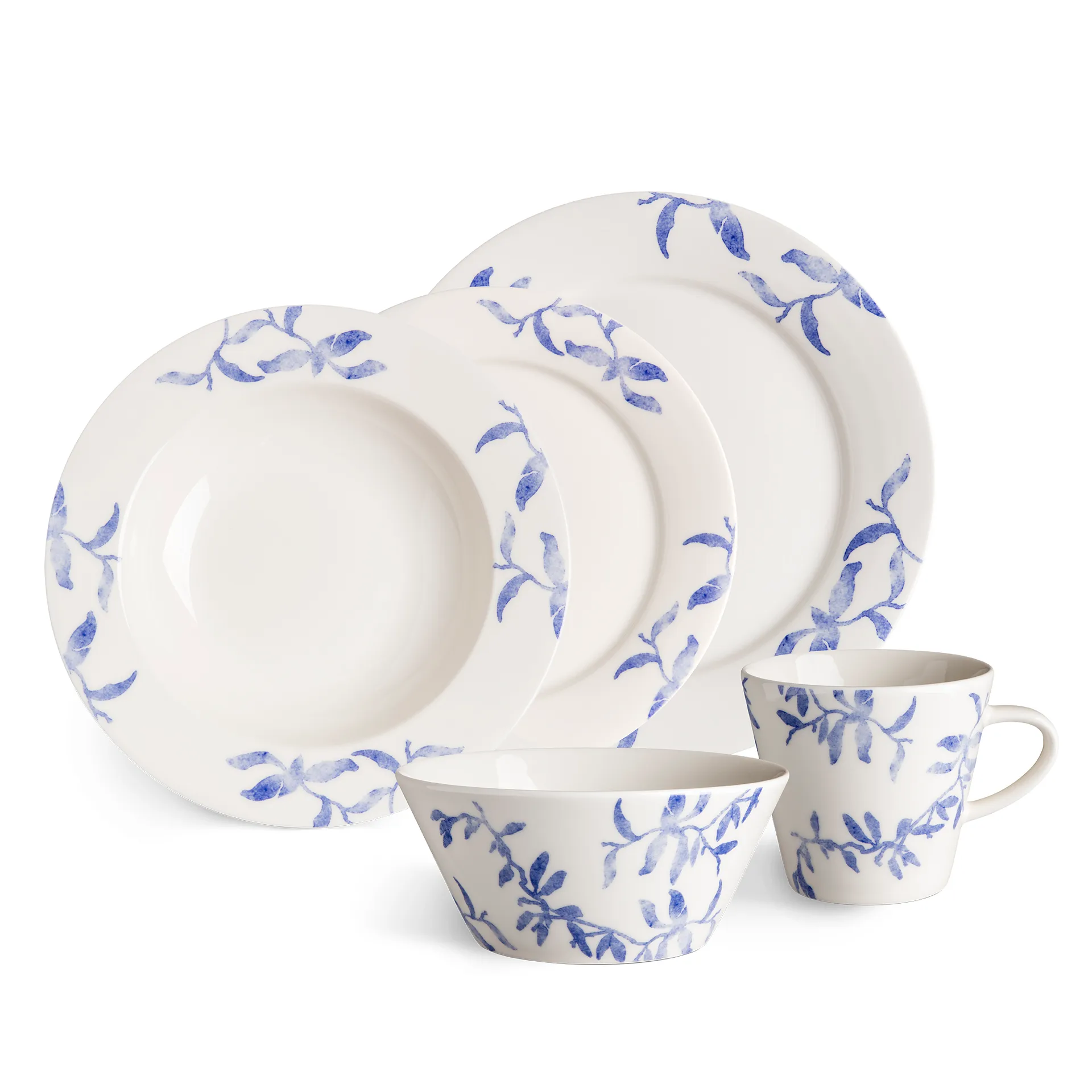 Caneca Havspil 30 cl 4 un., blue-white Scandi Living