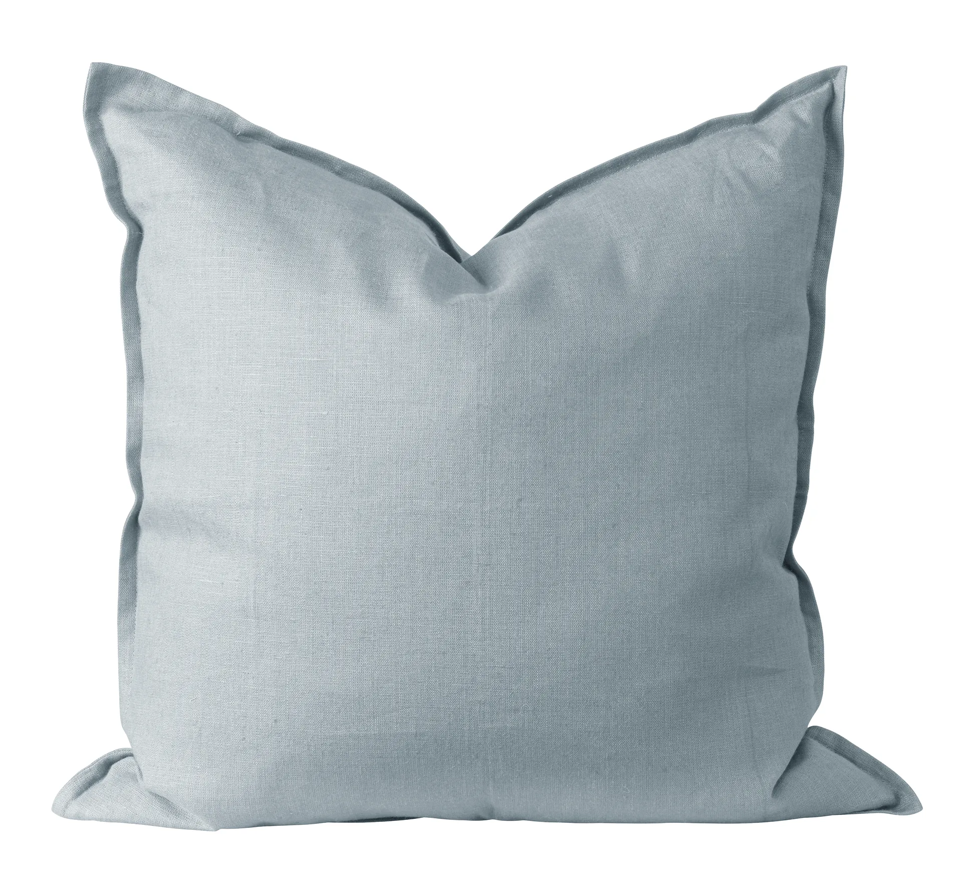 Capa de almofada de linho Calm 50x50 cm, Azul céu Scandi Living