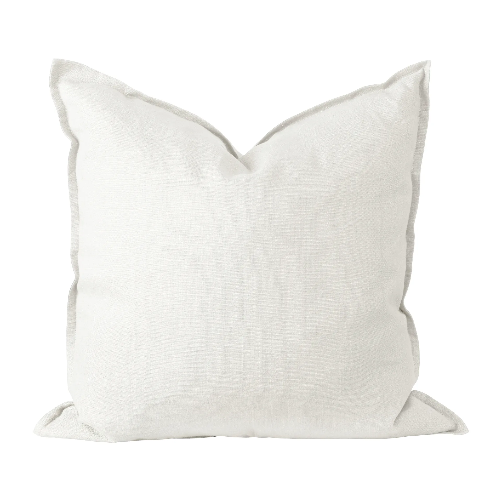 Capa de almofada de linho Calm 50x50 cm, Branco Scandi Living