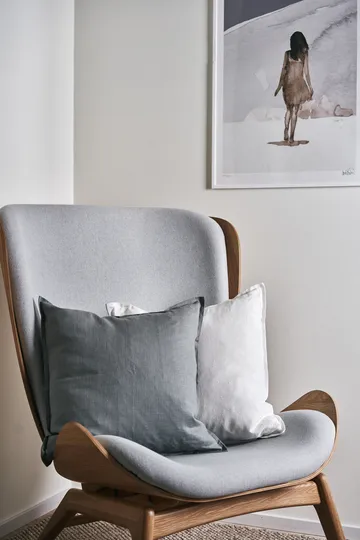 Capa de almofada de linho Calm 50x50 cm - Branco - Scandi Living