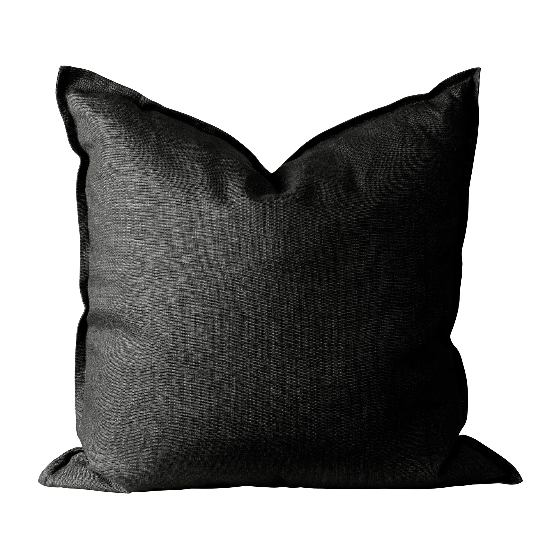 Capa de almofada de linho Calm 50x50 cm, Carbon Scandi Living