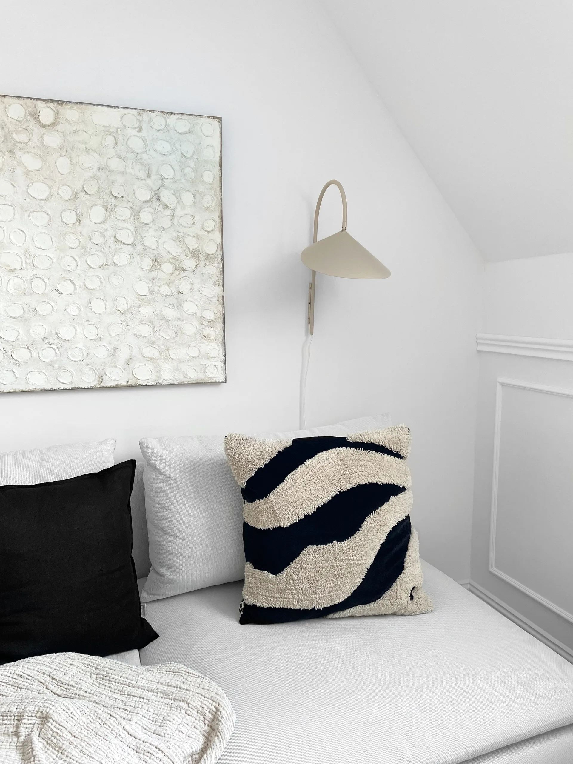 Capa de almofada de linho Calm 50x50 cm, Carbon Scandi Living