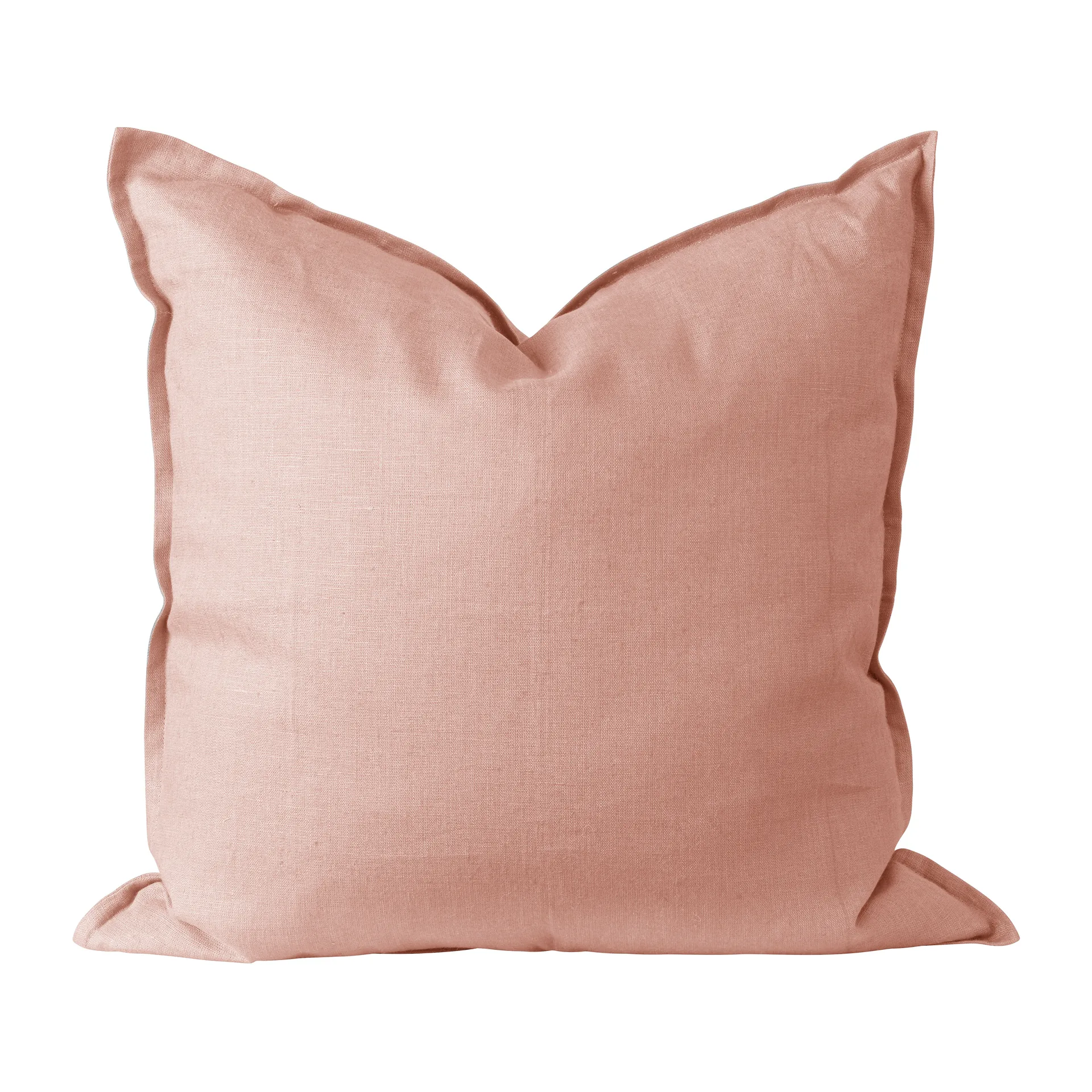 Capa de almofada de linho Calm 50x50 cm, Dusty rose Scandi Living