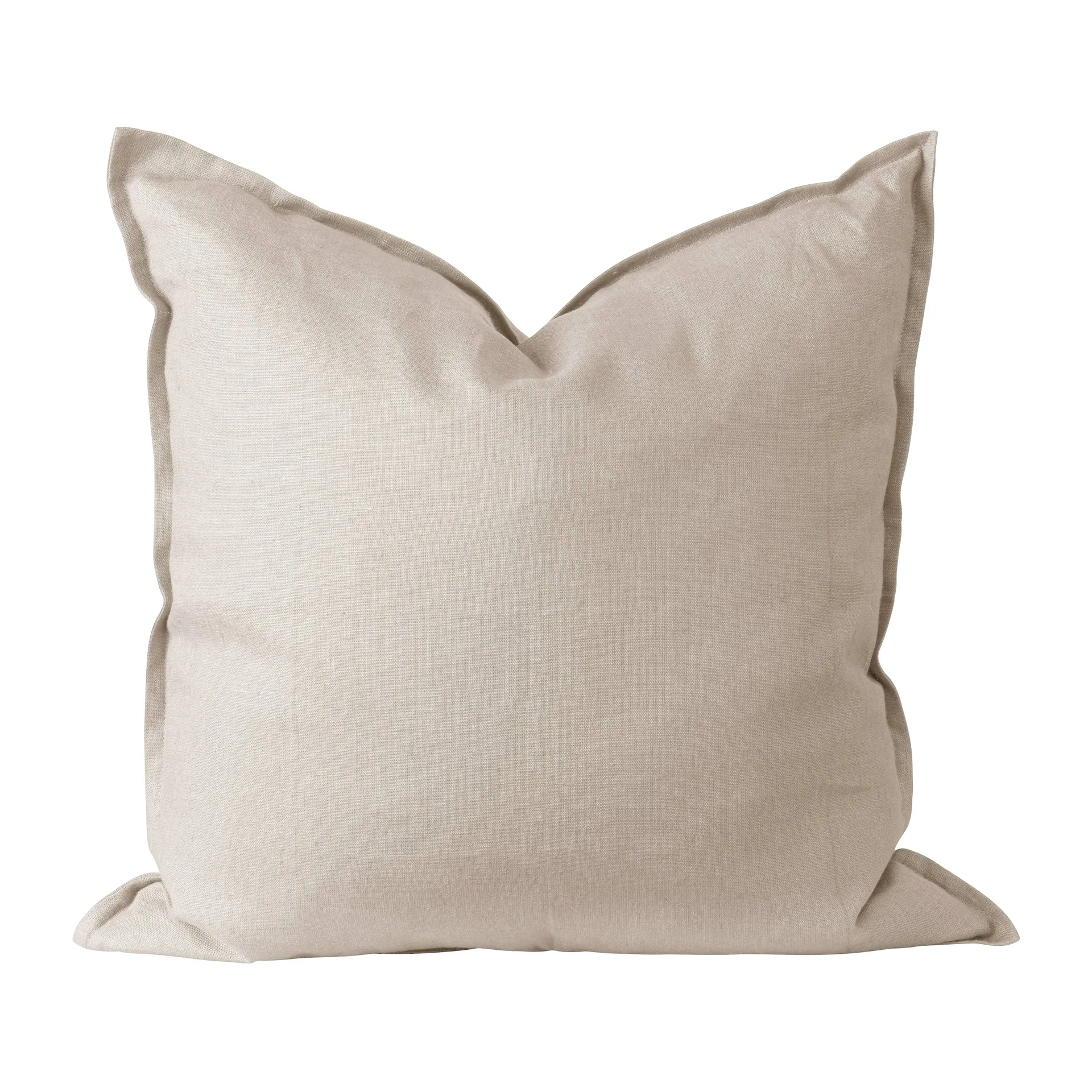 Capa de almofada de linho Calm 50x50 cm, Greige Scandi Living