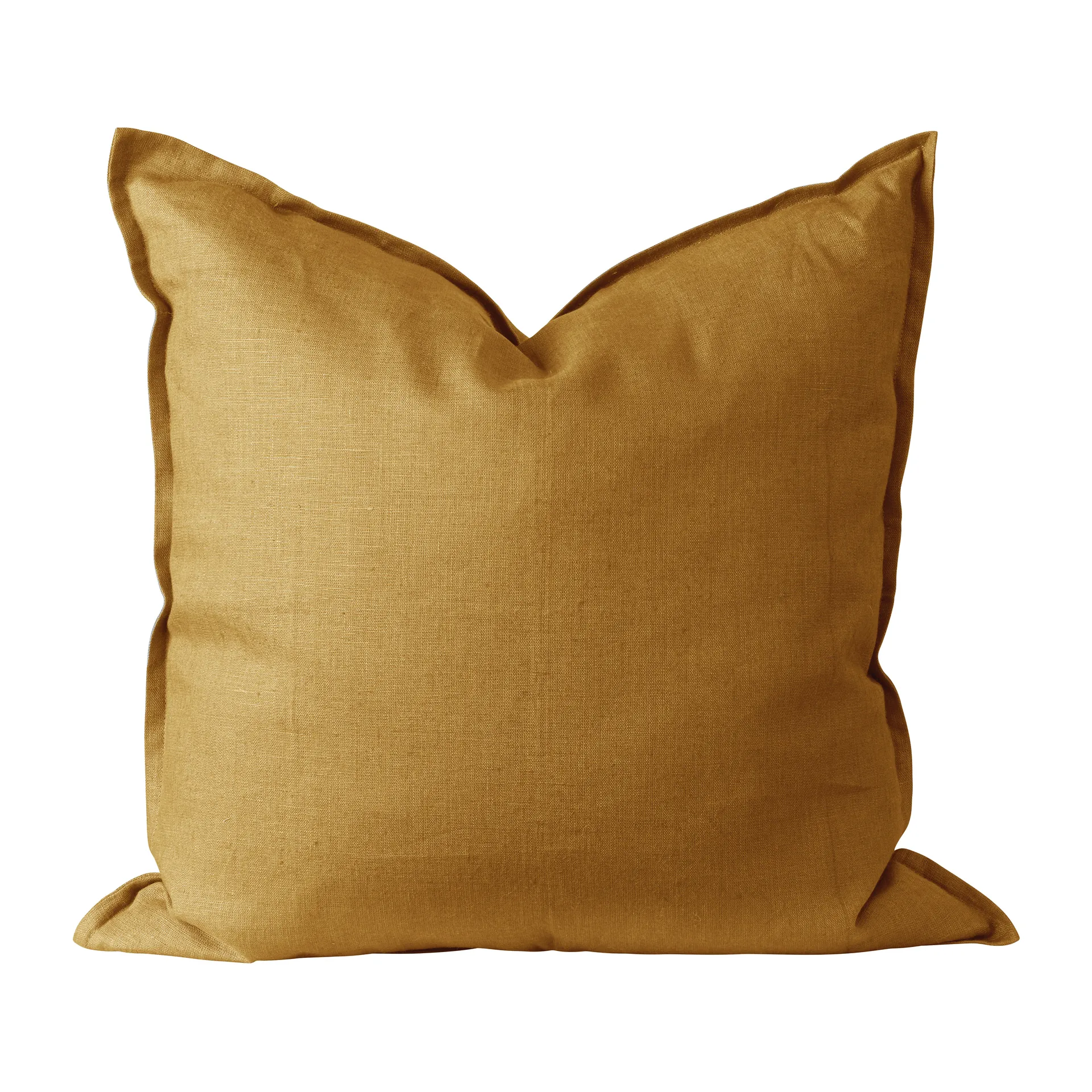 Capa de almofada de linho Calm 50x50 cm, Mustard Scandi Living