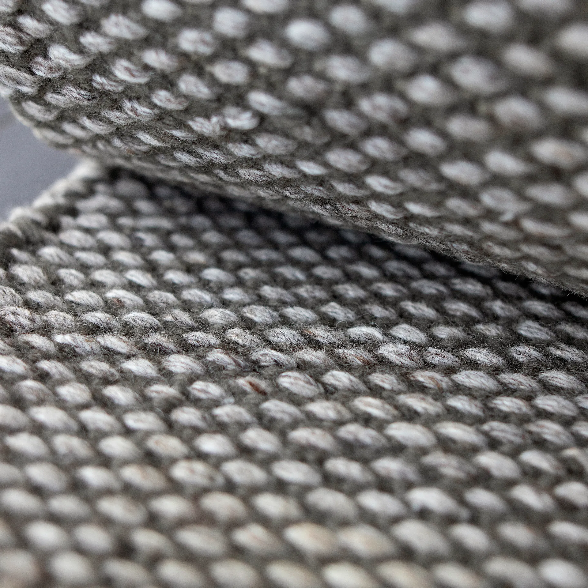 Carpete de lã Lea nature grey, 80x240 cm Scandi Living