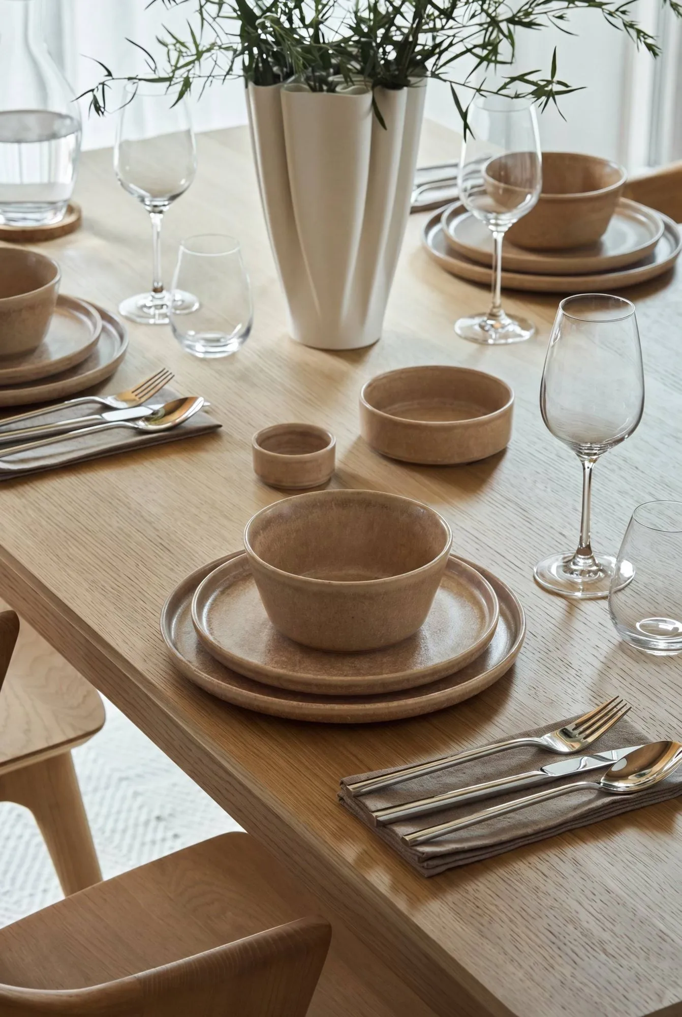 Clay prato, Castanho, Ø20 cm Scandi Living