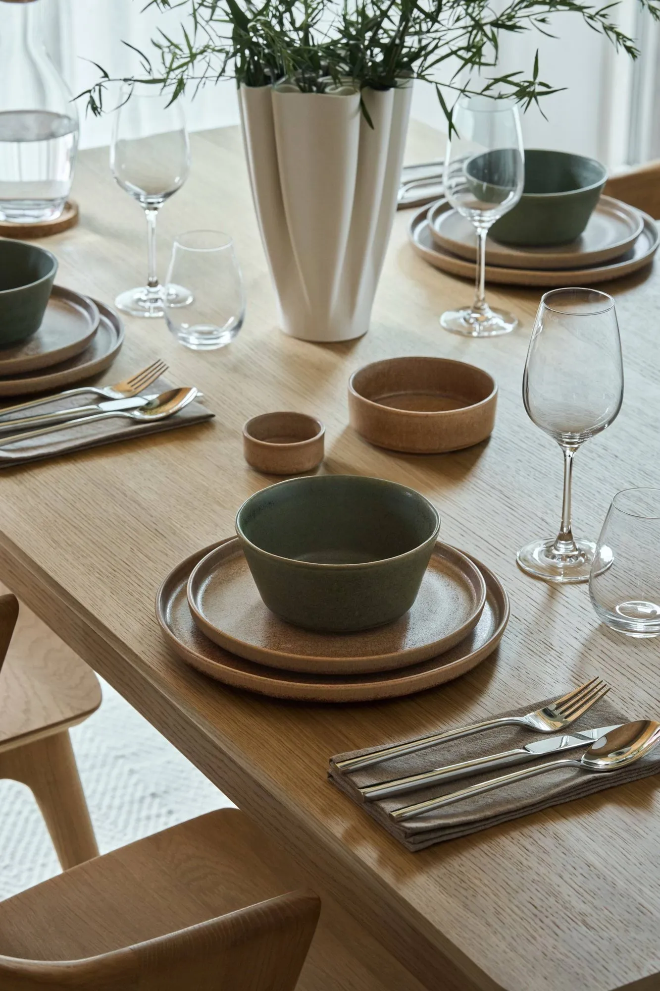 Clay tigela, Castanho, Ø11 cm Scandi Living