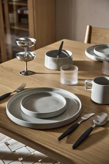 Conjunto de louça Taper 12 peças - Cinza claro - Scandi Living