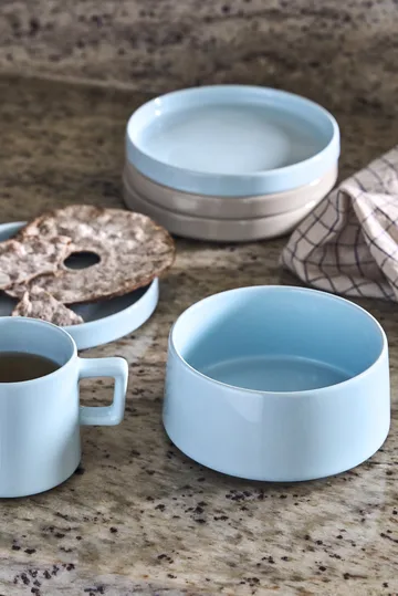 Conjunto de pequeno-almoço Taper 12 peças - Azul claro - Scandi Living