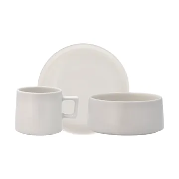 Conjunto de pequeno-almoço Taper 12 peças - Branco - Scandi Living