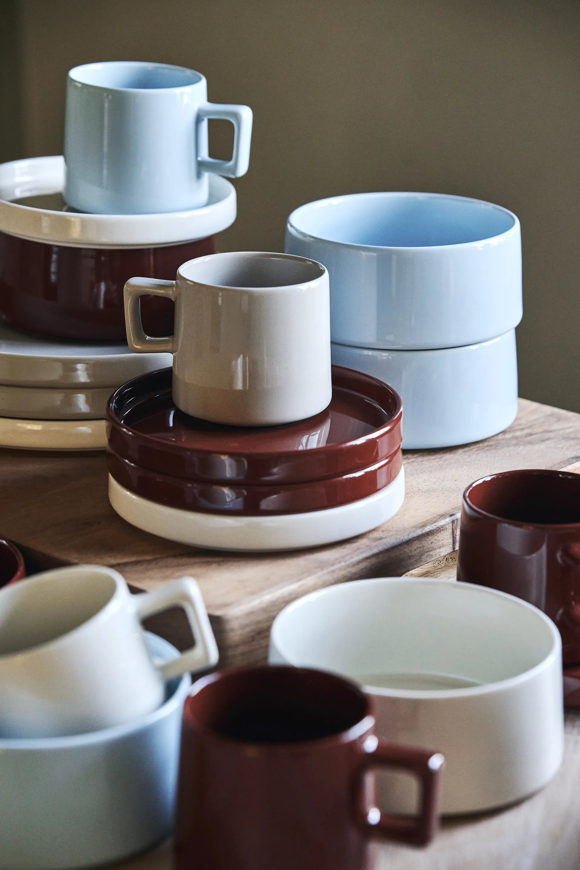 Conjunto de pequeno-almoço Taper 12 peças - Branco,  Scandi Living