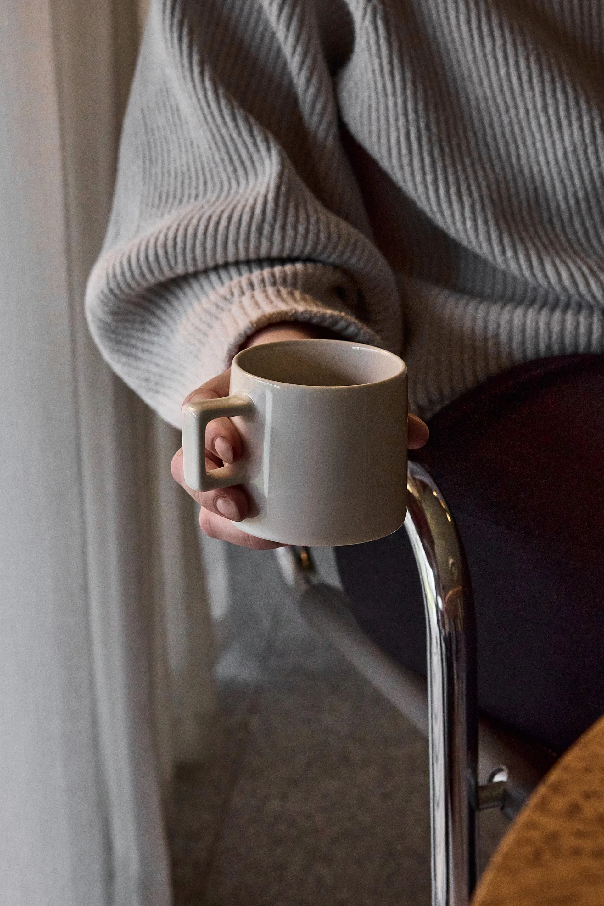 Conjunto de pequeno-almoço Taper 12 peças - Cinza claro,  Scandi Living