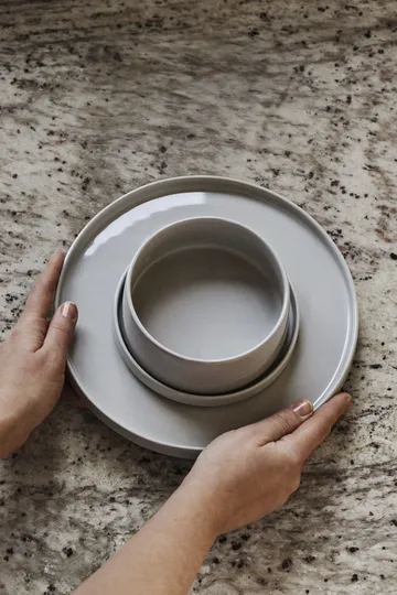 Conjunto de pequeno-almoço Taper 12 peças - Cinza claro - Scandi Living