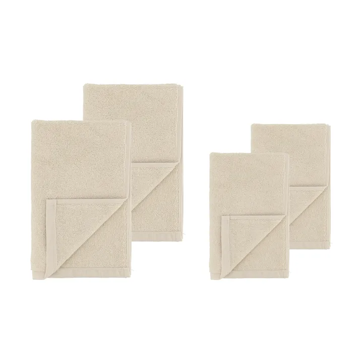 Conjunto de toalhas Drift 4 peças - Branco - Scandi Living