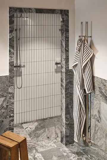 Conjunto de toalhas Drift 4 peças - Branco-preto - Scandi Living