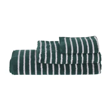 Conjunto de toalhas Drift 4 peças - Verde-roxo - Scandi Living