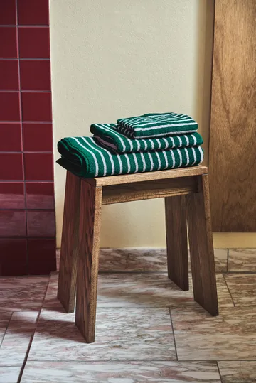 Conjunto de toalhas Drift 4 peças - Verde-roxo - Scandi Living