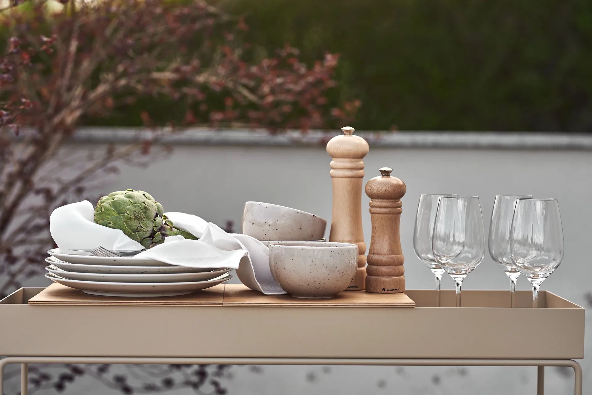 Conjunto inicial Freckle 18 peças - Bege Scandi Living