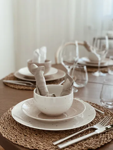 Conjunto inicial Freckle 18 peças - Branco - Scandi Living