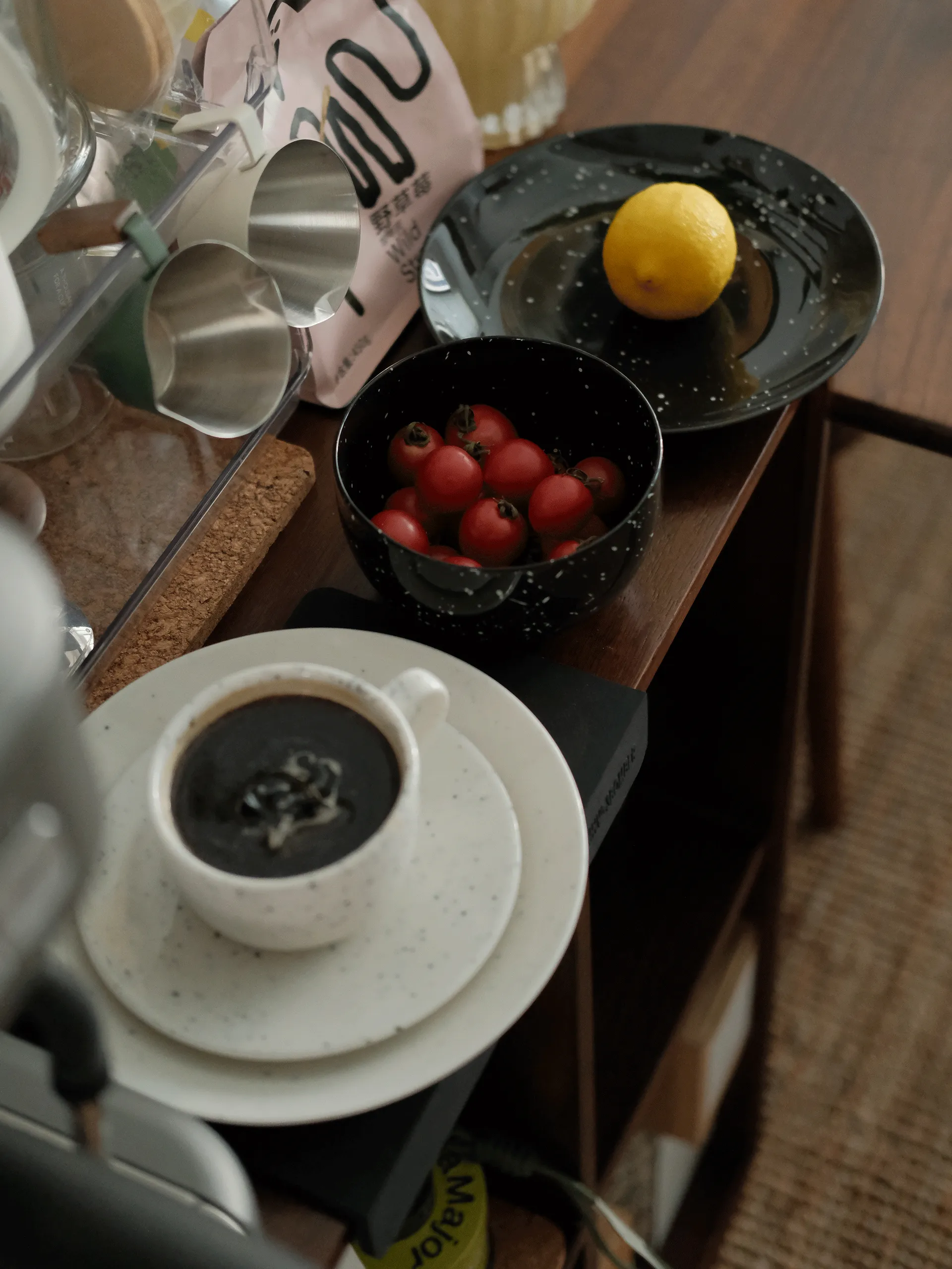 Conjunto inicial Freckle 18 peças - Preto Scandi Living