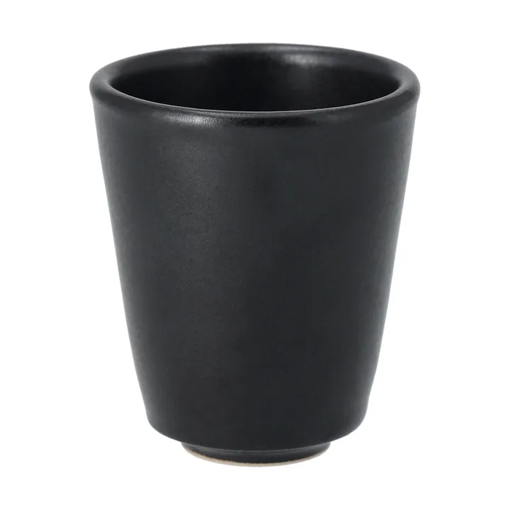 Copo de espresso Terra - Preto em grés, 6,5 cl - Scandi Living
