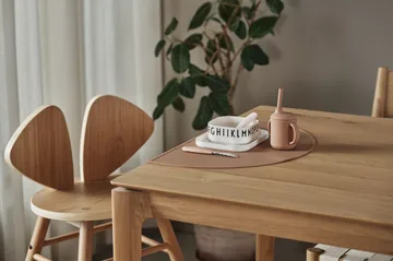 Copo Idun com canudo de silicone 120 ml - Avelã - Scandi Living