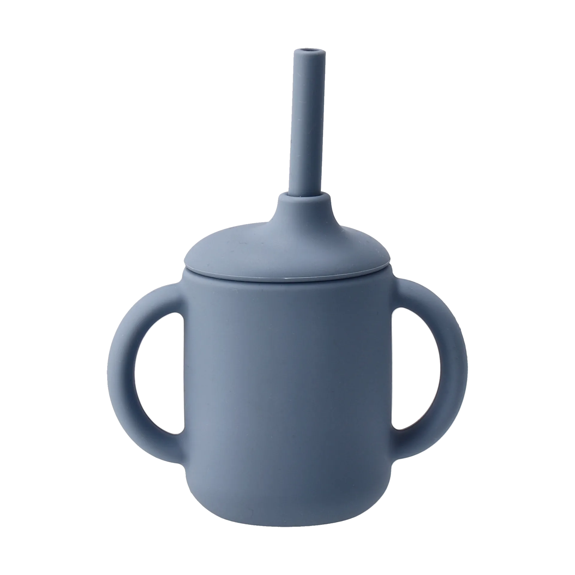 Copo Idun com canudo de silicone 120 ml, Azul Scandi Living
