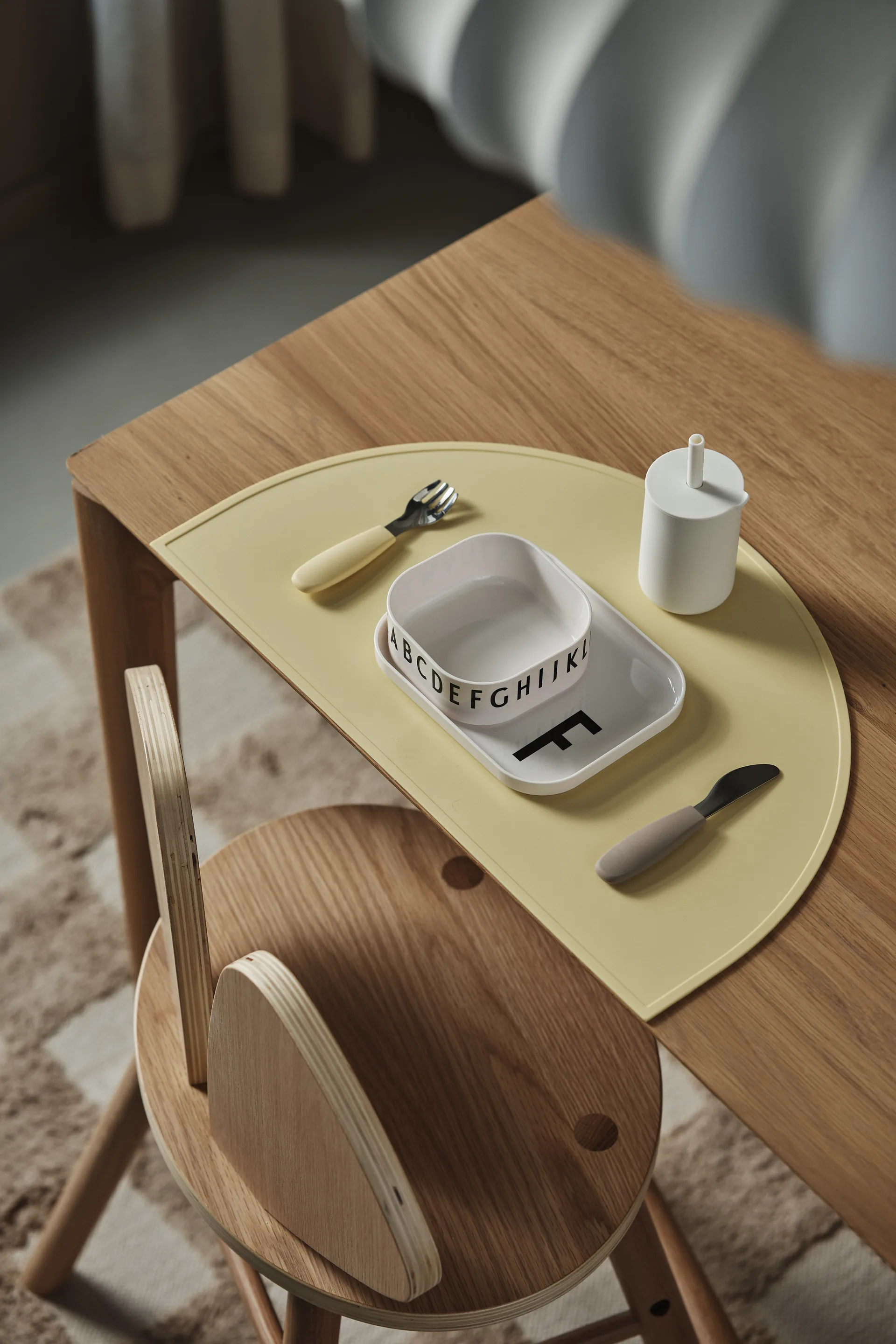 Copo Idun com canudo de silicone 120 ml, Baunilha Scandi Living