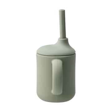 Copo Idun com canudo de silicone 120 ml - Verde - Scandi Living