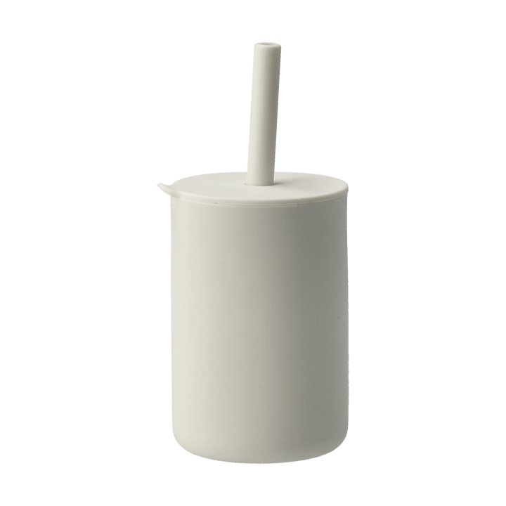 Copo Vega com canudo de silicone - Baunilha - Scandi Living