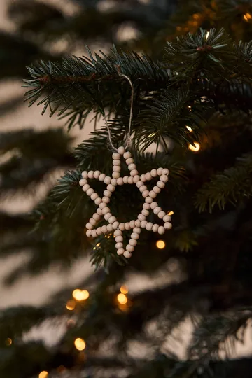 Craft enfeite de árvore estrela, conjunto de 3 peças - natural - Scandi Living