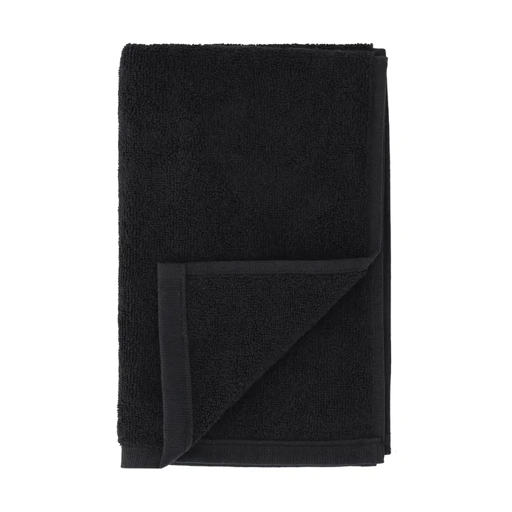 Drift toalha 30x50 cm - Preto - Scandi Living