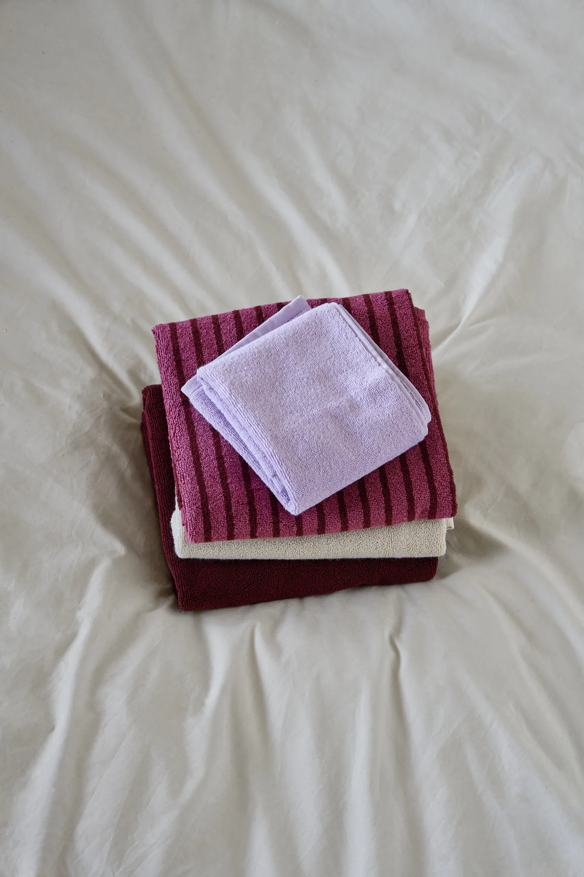 Drift toalha 50x70 cm, Vermelho Scandi Living