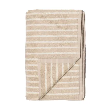 Drift toalha de banho 100x150 cm - Bege-branco - Scandi Living
