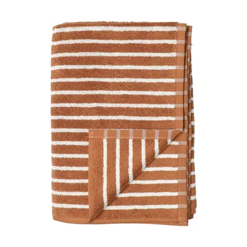 Drift toalha de banho 100x150 cm - Castanho-branco - Scandi Living