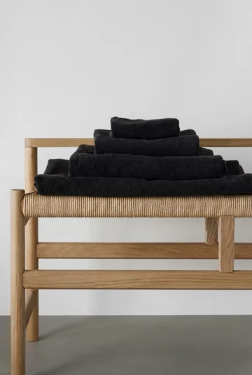 Drift toalha de banho 100x150 cm - Preto - Scandi Living
